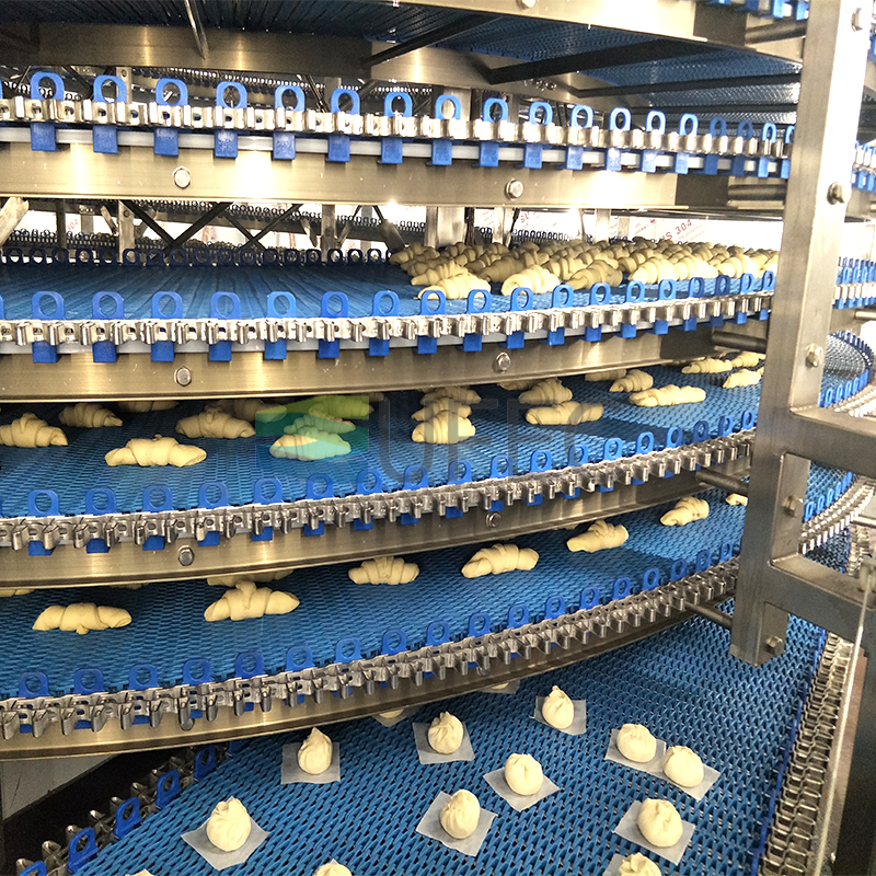 Torre de enfriamiento espiral industrial para donas de torta de pan